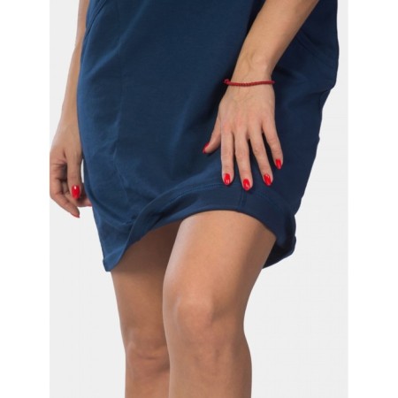 Female dress Simplicity, size 46, dark blue color-5