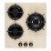Krona Anima 45 IV, gas, 3 burners, 45 cm, beige.