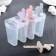 Flamingo ice cream form, 14.5 × 12 × 5.5 cm, 4 cells, color mix