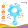 Silicone “Flower” teething, mix color, crush me