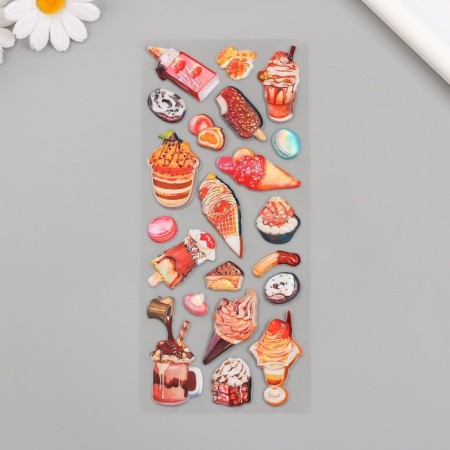 Plastic sticker "Pig. Sweets" 9.5x24.5 cm-1