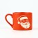 New Year! New Year's ceramic mug “Happy New Year”, 320 ml, red color