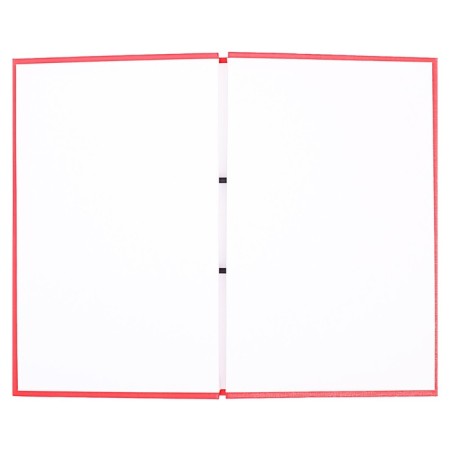 The A4 Diploma Labulum folder on bolts, boumvinyl, without paper, red color (capacity up to 300 sheets)-1