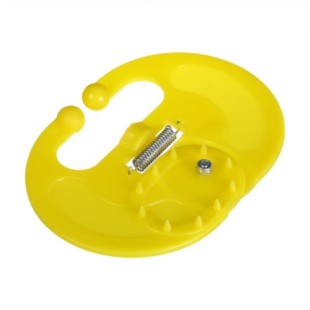 Ring against self -evidence, for cattle, 10.7 × 14.7 cm, on the spring, plastic, Greengo-1