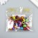 Beads for creativity Plastic "Spear with stripes" Color 25 grams 1.1x0.8x0.7 cm