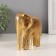 Polystone souvenir "Abstraction. Golden Elephant" 10.8x8.2x11.7 cm