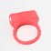The erection ring of the oka-hoods, with vibration and clitoral stimulation, silicone, d = 3.2 cm, red 761