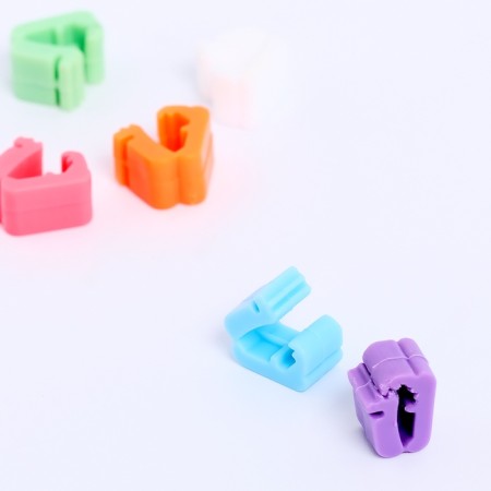 Clips for balloons, set 50 pcs., Mix color-4