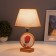 Table lamp with a photo frame 9.8x9.8 cm (acrylic on magnets) 20x20x35cm