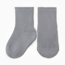 Children's socks minku, gray color, 11-12 cm
