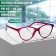 Ready glasses GA0183 (Color: C2 raspberry; diopter: + 1.5; Toning: no)