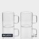 Set of glass mugs Magistro Gloria, 320 ml, 11 × 8 × 9 cm, 2 pcs