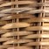 Kashpo wicker, d25xh20cm, gray, rattan