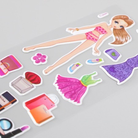 Plastic sticker "Your wardrobe" mix 21x7 cm-2