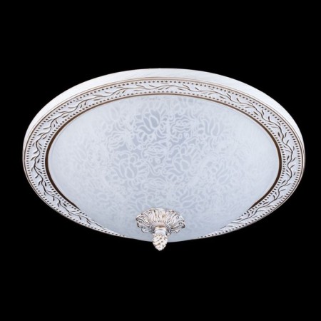 Ceiling light MayToni C906-CL-03-W, 3HE27, 40W, 36x36x17 cm, white color with gold