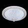 Ceiling light MayToni C906-CL-03-W, 3HE27, 40W, 36x36x17 cm, white color with gold