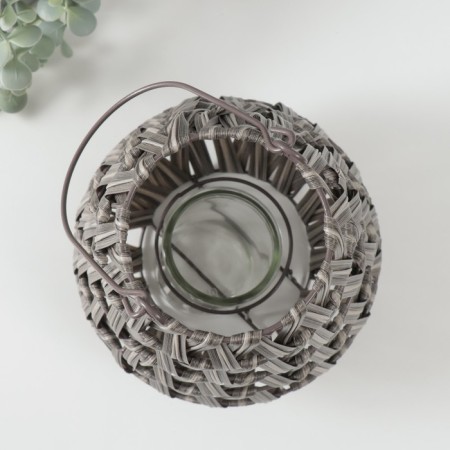 Climber Plastic for 1 candle "zigzag" gray 10x20x24 cm-2