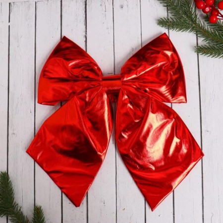 Jewelry decoration "Bow Losk" 24x26 cm, red