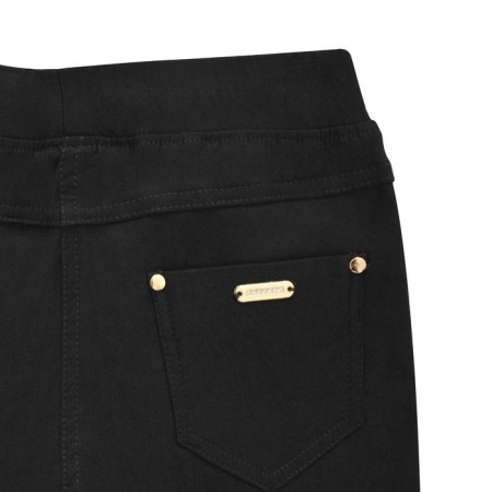 Legins for girls, height 152 cm, black color-3
