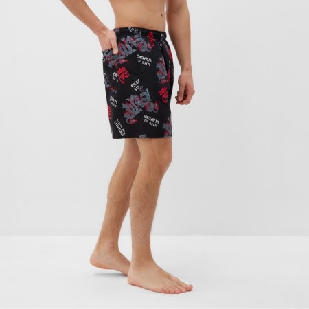Male bathing panties kaftan "Dragon", size 50-2
