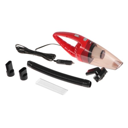 Vacuum cleaner car Cartage Cyclone Turbo 100 watts, 12 V, 5 nozzles, red