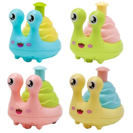 Developing Funky Toys toy "Fun Snail", with an inertial mechanism, mix