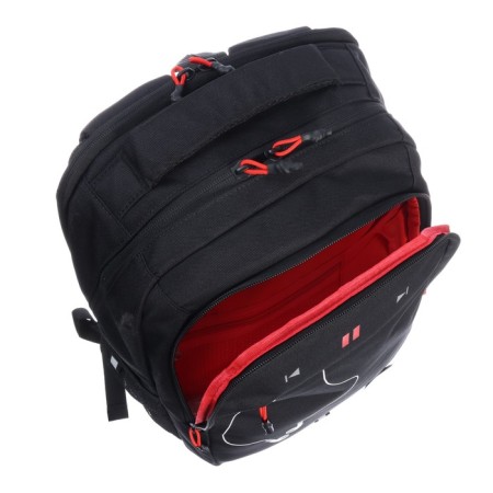 Youth backpack 42 x 31 x 22 cm, Grizzly, ergonomic back, laptop department, black-8