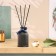 Set of diffuser 100 ml+candle 6x9 cm, black gentleman, black