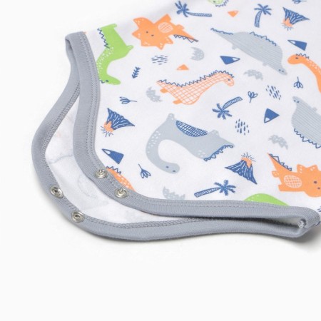 Body Children, white color/dinosaurs, height 80 cm-3
