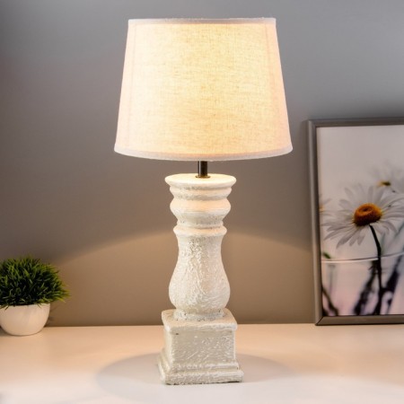 Stella table lamp E14 40W gray 22.5x22.5x47cm Risalux-1