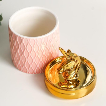 Coramics Coramics "Golden Unicorn" 14.5x7.5x7.5 cm-4