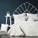 Konni set: cover 230 x 250 cm, pillowcase 45 x 45 cm - 2 pcs, white color