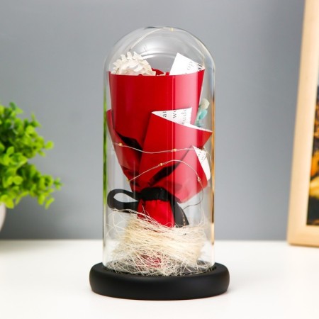Nightnick Rosa Sausage LED from batteries 3HAAA 11x11x22 cm Risalux-3