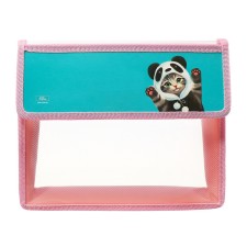 A5 notebook folder (230 x 190 x 50 mm), with Velcro valve, plastic/textiles, calligrata, 