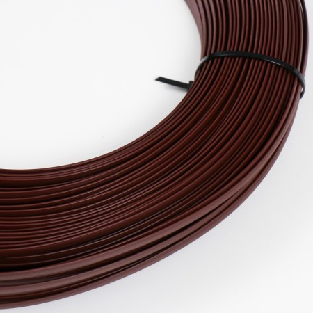 Artificial rattan 8 mm 100 m wave (chestnut)-1