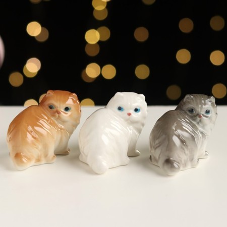 Souvenir "Standing Persian Cat", 5.5x5x4.5 cm, porcelain-4