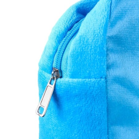 Plush backpack with a pocket, 25.5 x 33 x 11 cm "crumbs", mixes-3