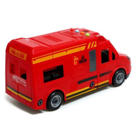 The designer of the screw "Fire van", light, sound, inertia, 50 parts-3