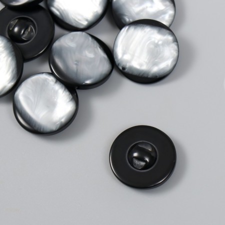 Button plastic for creativity on the leg "Smoke. Purvapons" 2.5x2.5x0.6 cm-1