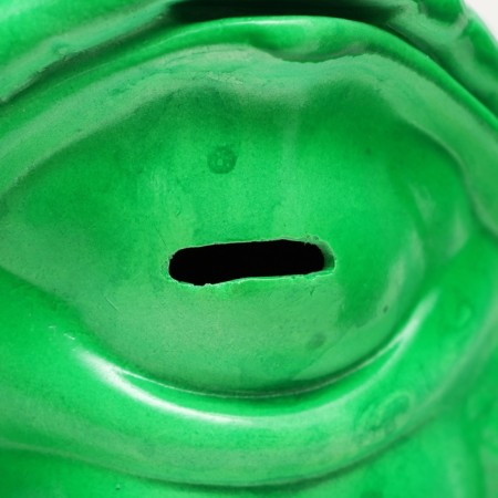 Piggy bank "Toad on money" Green, 22x25x23cm-5