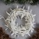 Garland "thread" 10 m, IP65, UMS, white thread, 100 led, glow blue, 220 V