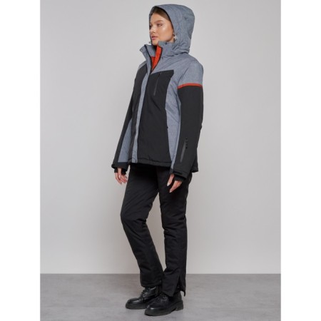 Ski jacket women's, size 54, black color-16
