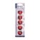 Magnets for boards 30 mm, 5 pieces, "ladybug" red