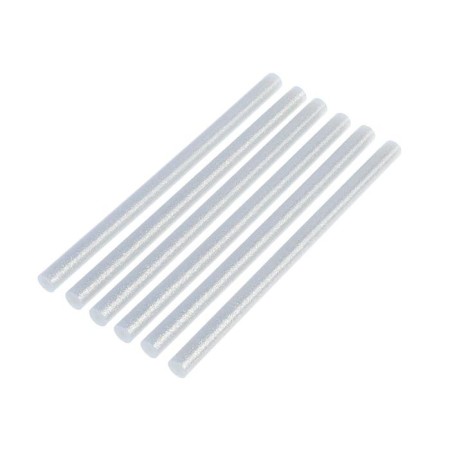 The adhesive rods of the tundra, 11 x 200 mm, silver with sparkles, 6 pcs.-4