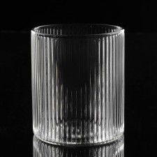 A glass with ribbed walls, 300 ml