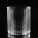 A glass with ribbed walls, 300 ml