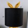 Bunny table lamp E27 40W gold 20x20x43.5 cm Risalux