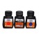 Mascara liquid drawing Calligrata 70 ml set 3 colors (red, blue, black)