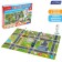 A traffic light with the game field "Study traffic rules", lighting effects, Russian chip