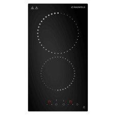 Варочная поверхность MAUNFELD CVCE292PBK, электрическая, 2 конфорки, сенсор, чёрная